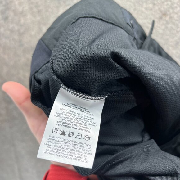 Nike Shorts Men Large Adult Black Chino Flat Front Dri Fit Athletic Swoosh Golf - Picture 3 of 13